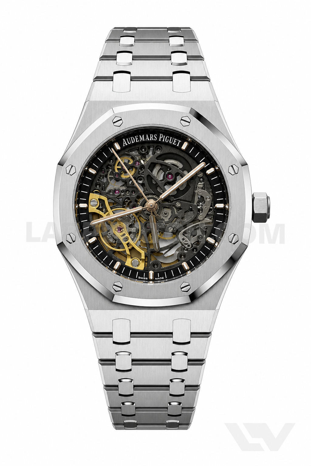 Audemars Piguet Royal Oak Double Balance Wheel Openworked 41mm Black Dial Stainless Steel