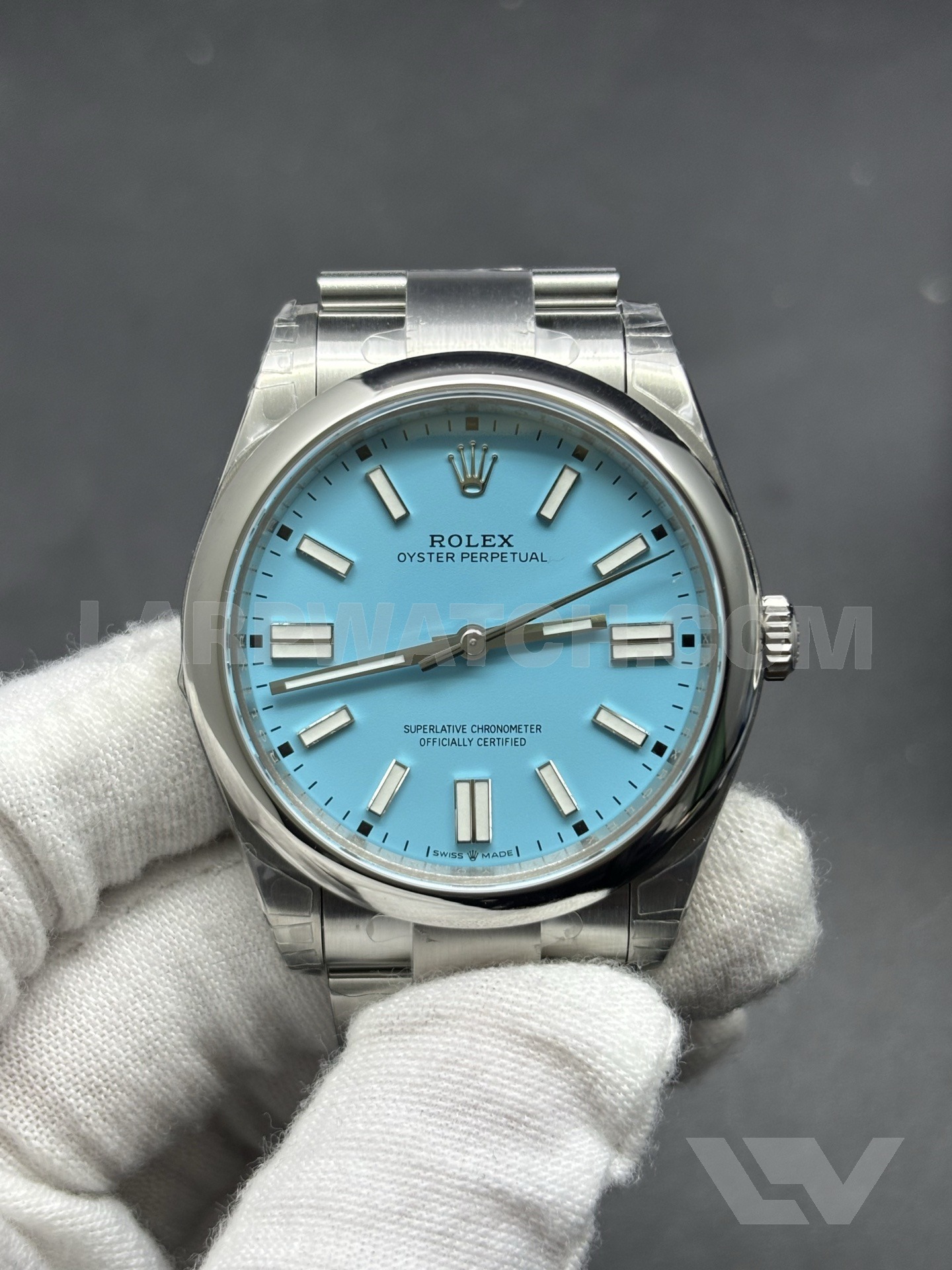 Rolex Oyster Perpetual 41mm Blue Dial Stainless Steel