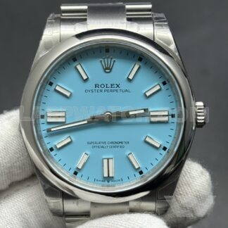 Rolex Oyster Perpetual 41mm Blue Dial Stainless Steel