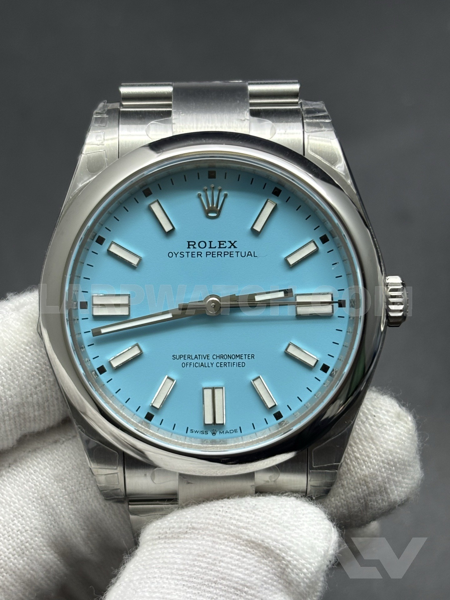Rolex Oyster Perpetual 41mm Blue Dial Stainless Steel