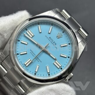 Rolex Oyster Perpetual 41mm Blue Dial Stainless Steel
