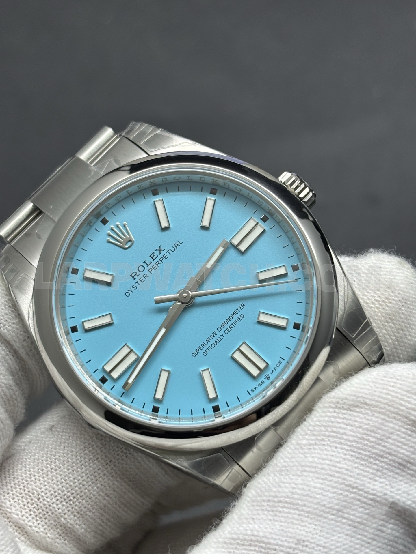 Rolex Oyster Perpetual 41mm Blue Dial Stainless Steel