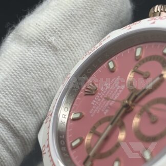 Rolex Daytona 40mm Pink Dial Stainless Steel