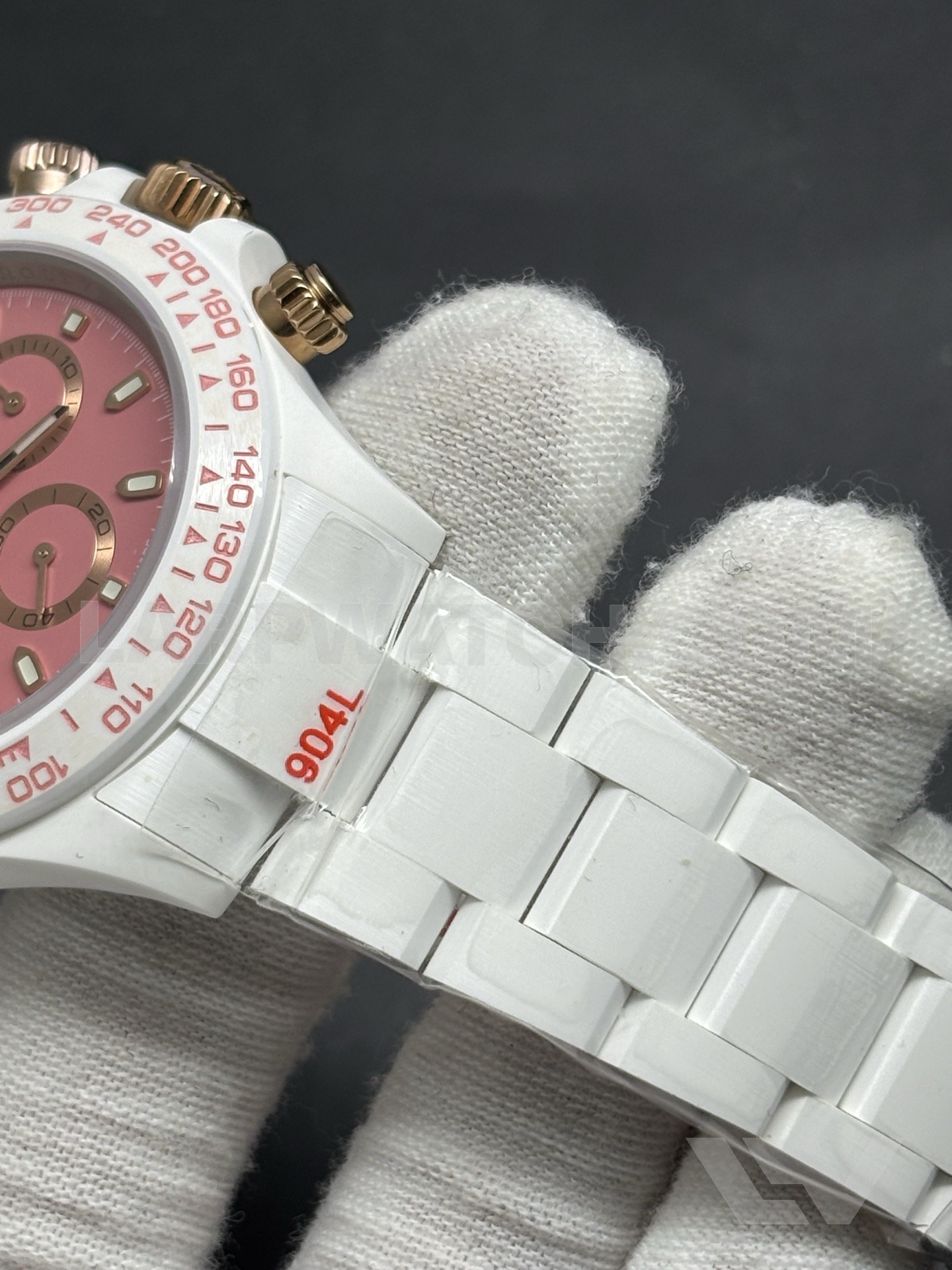 Rolex Daytona 40mm Pink Dial Stainless Steel