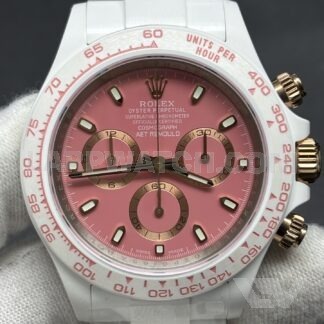 Rolex Daytona 40mm Pink Dial Stainless Steel