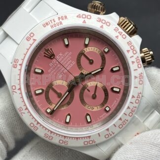 Rolex Daytona 40mm Pink Dial Stainless Steel
