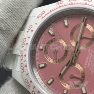 Rolex Daytona 40mm Pink Dial Stainless Steel