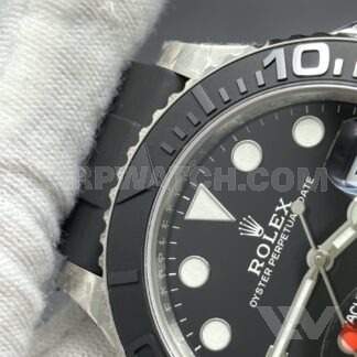 Rolex Yacht-Master 42mm Black Dial Rubber Strap