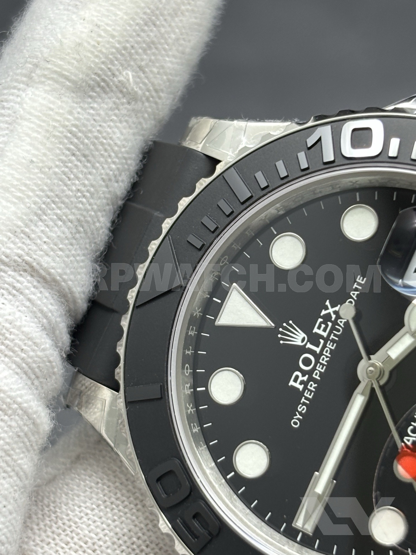 Rolex Yacht-Master 42mm Black Dial Rubber Strap