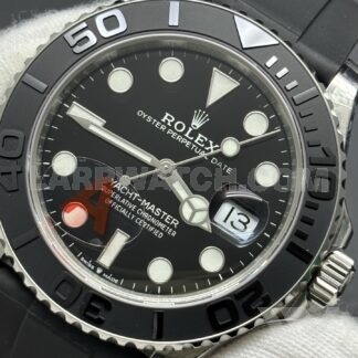 Rolex Yacht-Master 42mm Black Dial Rubber Strap