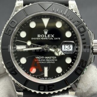 Rolex Yacht-Master 42mm Black Dial Rubber Strap