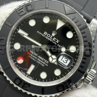 Rolex Yacht-Master 42mm Black Dial Rubber Strap