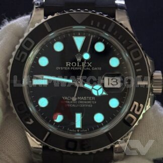 Rolex Yacht-Master 42mm Black Dial Rubber Strap