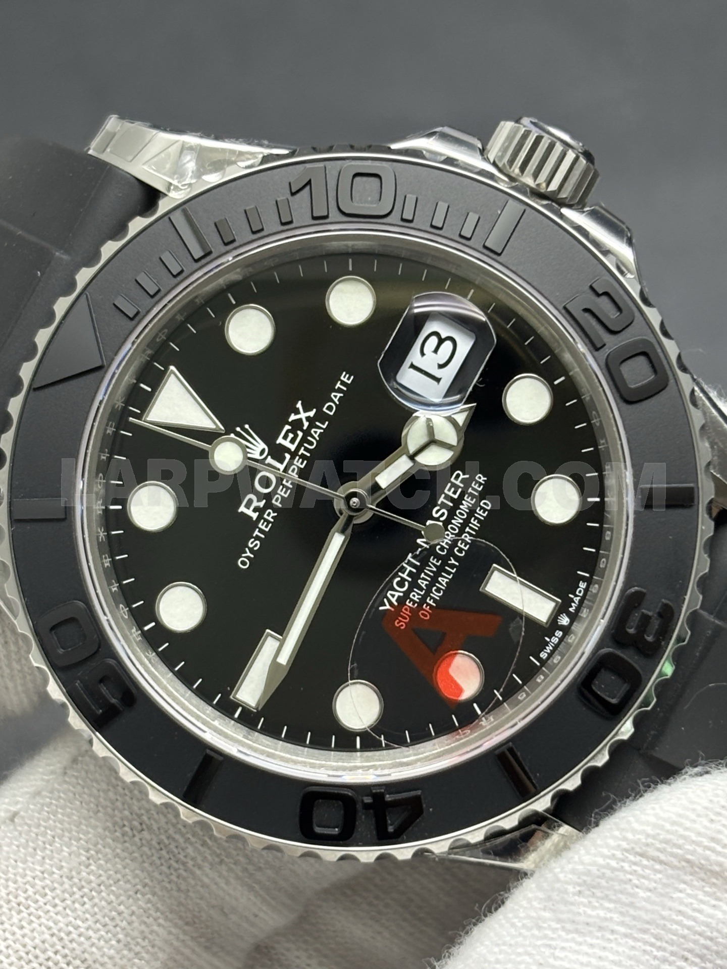 Rolex Yacht-Master 42mm Black Dial Rubber Strap