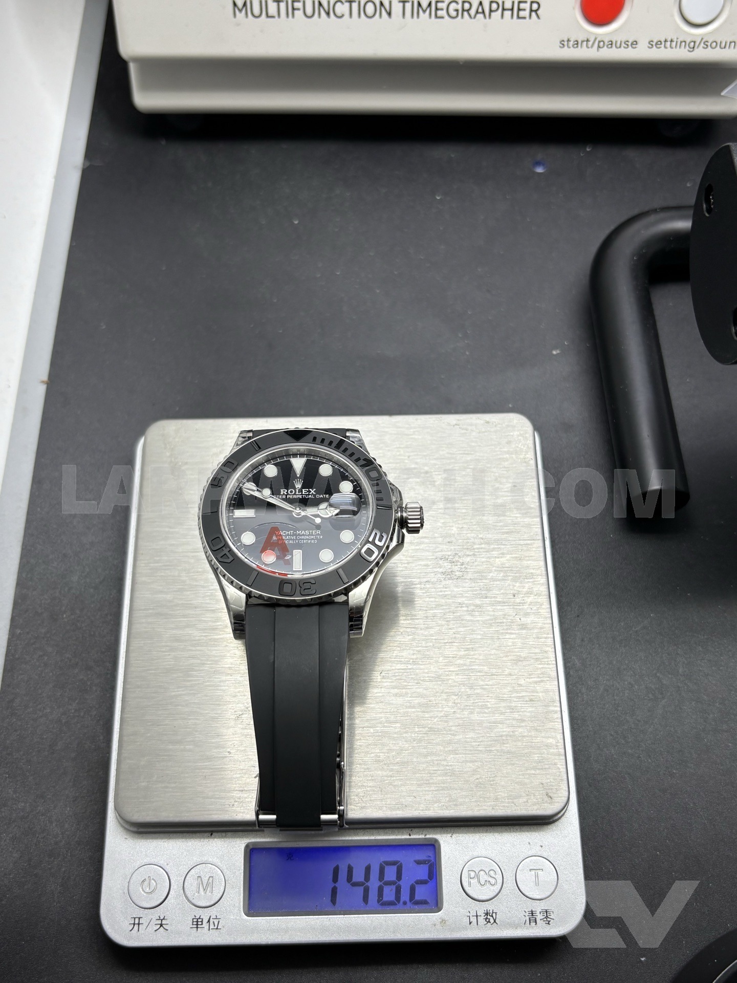 Rolex Yacht-Master 42mm Black Dial Rubber Strap