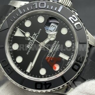 Rolex Yacht-Master 42mm Black Dial Rubber Strap