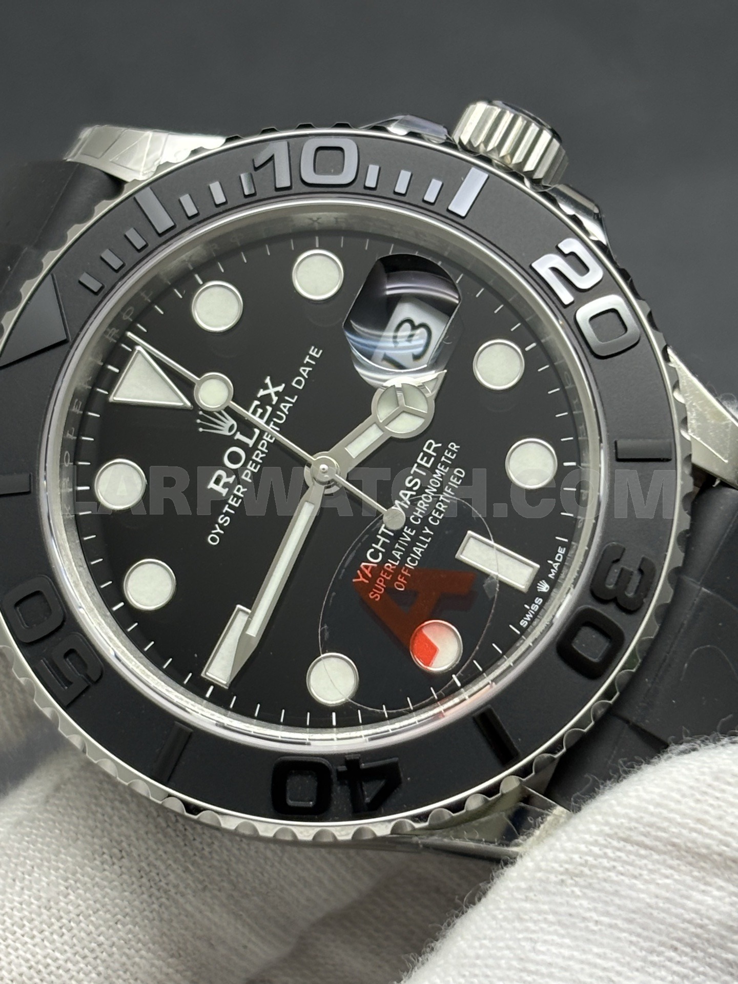 Rolex Yacht-Master 42mm Black Dial Rubber Strap