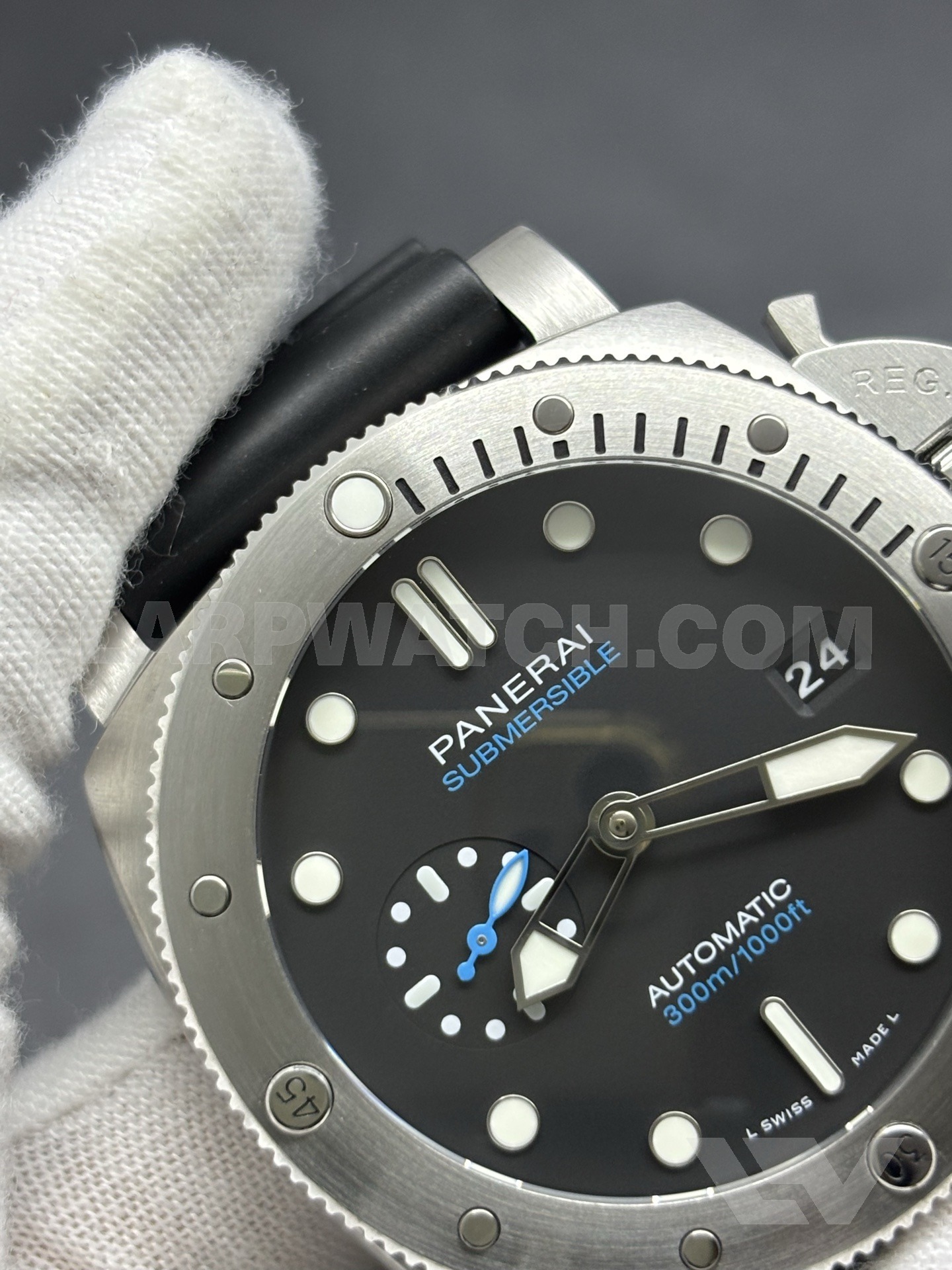 Panerai Submersible 42mm Black Dial Stainless Steel
