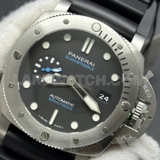 Panerai Submersible 42mm Black Dial Stainless Steel