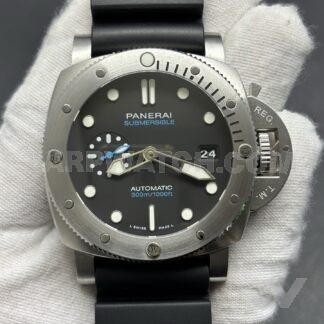 Panerai Submersible 42mm Black Dial Stainless Steel