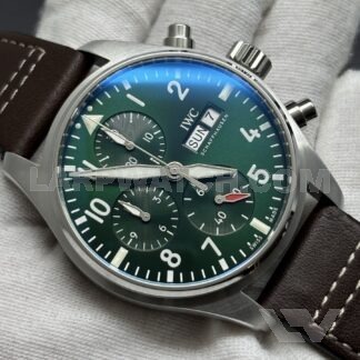 IWC Pilot's Watch Chronograph 43mm Green Dial Stainless Steel