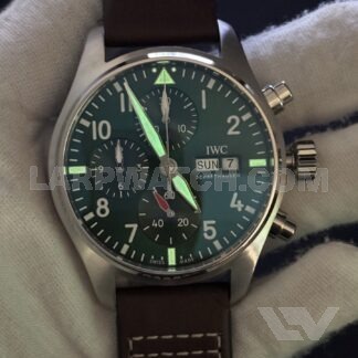 IWC Pilot's Watch Chronograph 43mm Green Dial Stainless Steel