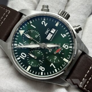 IWC Pilot's Watch Chronograph 43mm Green Dial Stainless Steel