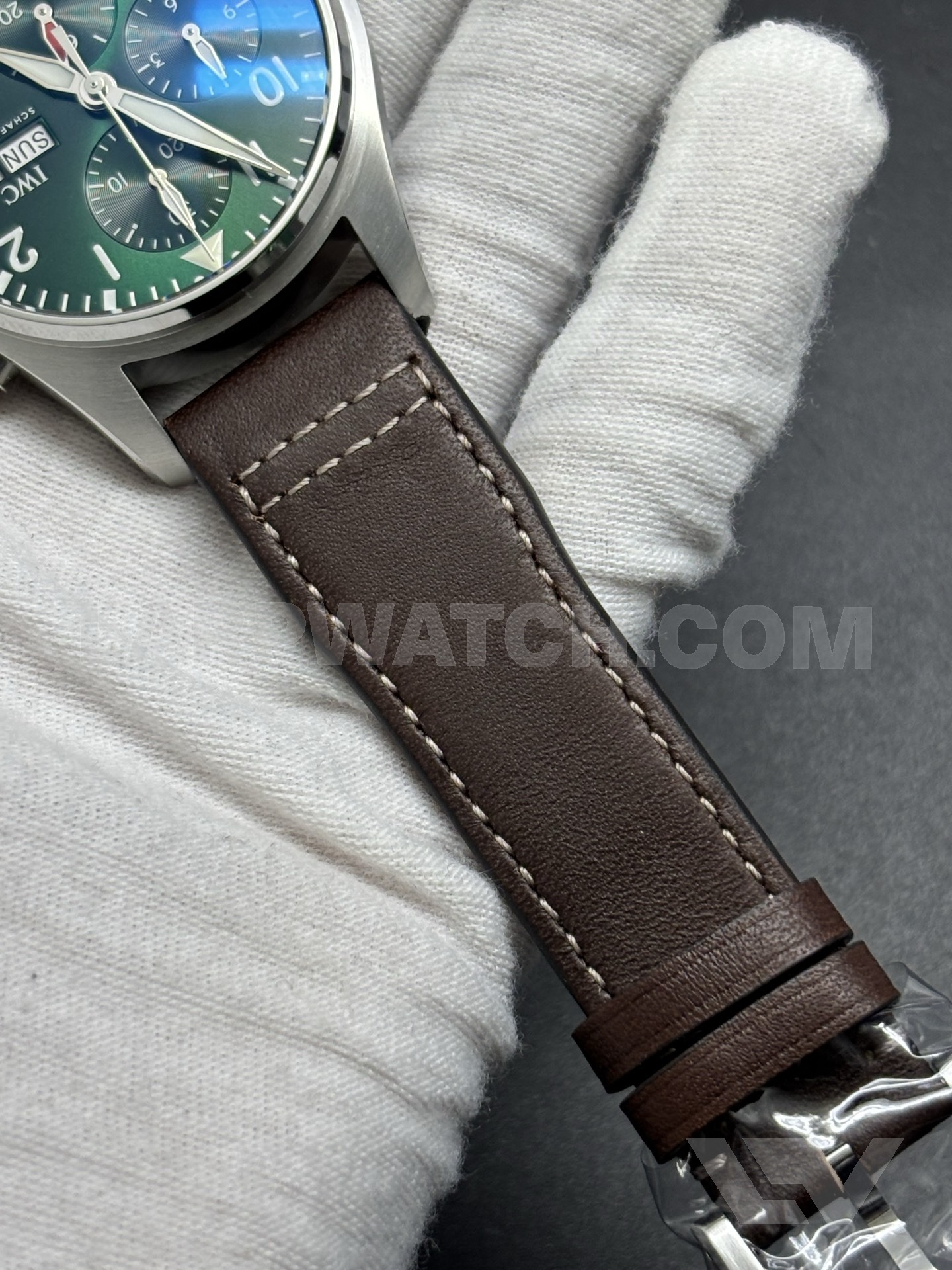 IWC Pilot's Watch Chronograph 43mm Green Dial Stainless Steel