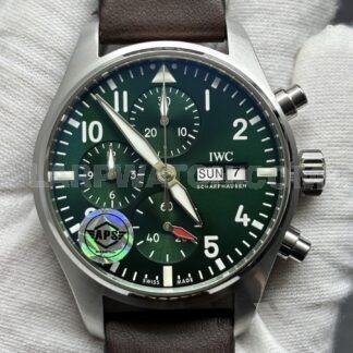 IWC Pilot's Watch Chronograph 43mm Green Dial Stainless Steel