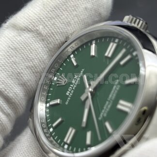 Rolex Oyster Perpetual 36mm Green Dial Stainless Steel