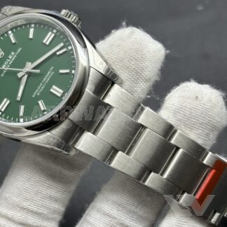 Rolex Oyster Perpetual 36mm Green Dial Stainless Steel