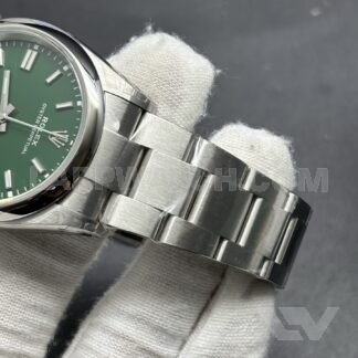 Rolex Oyster Perpetual 36mm Green Dial Stainless Steel