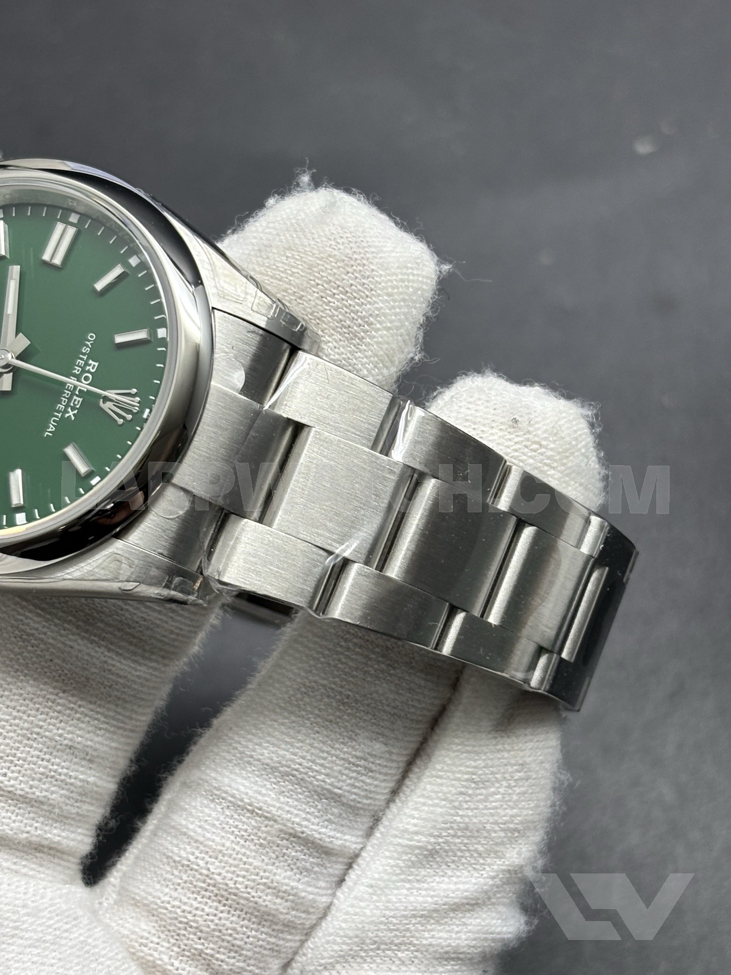 Rolex Oyster Perpetual 36mm Green Dial Stainless Steel