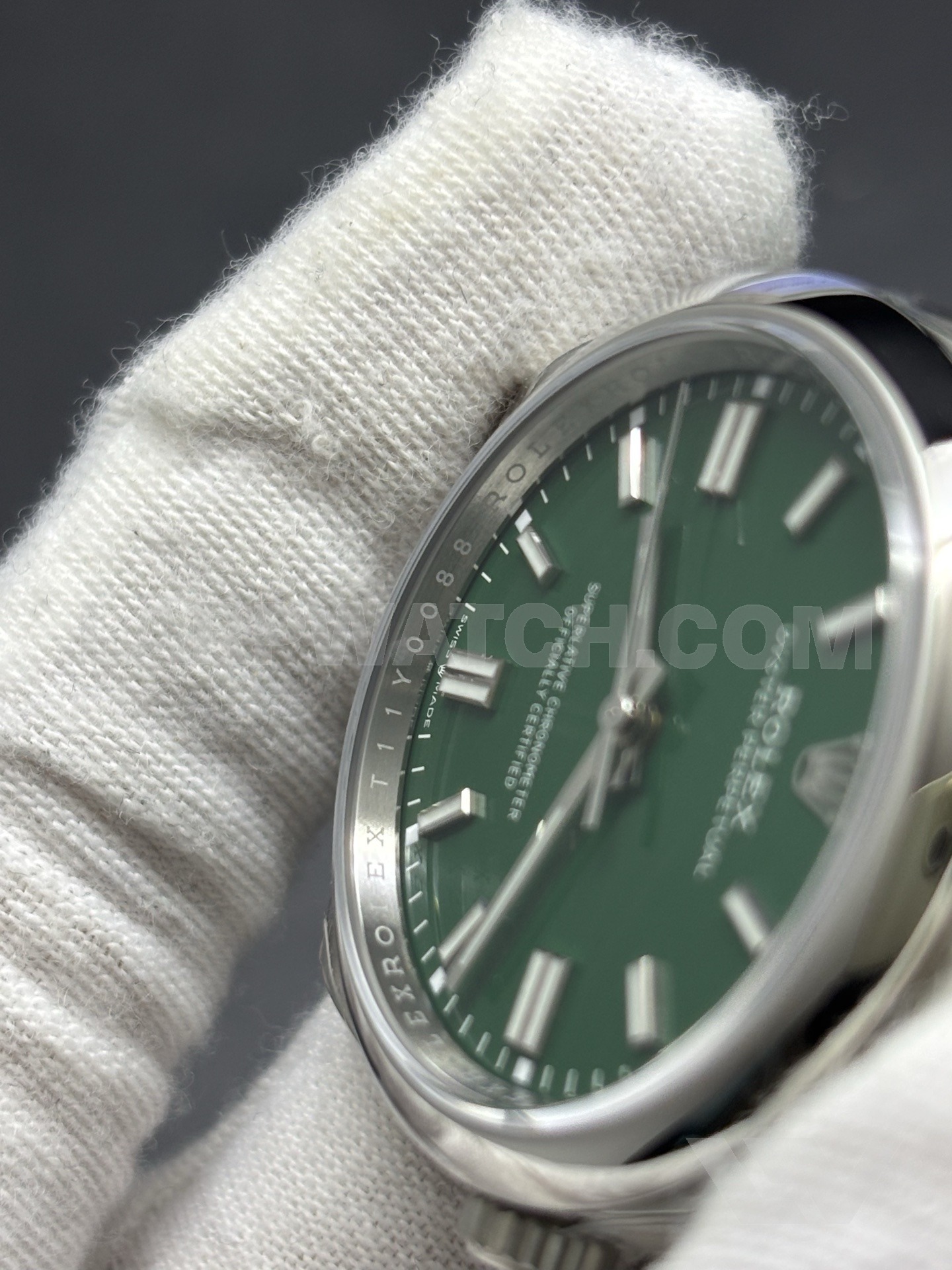 Rolex Oyster Perpetual 36mm Green Dial Stainless Steel