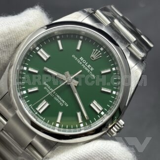Rolex Oyster Perpetual 36mm Green Dial Stainless Steel
