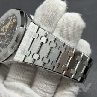 Audemars Piguet Royal Oak Double Balance Wheel Openworked 41mm Black Dial Stainless Steel