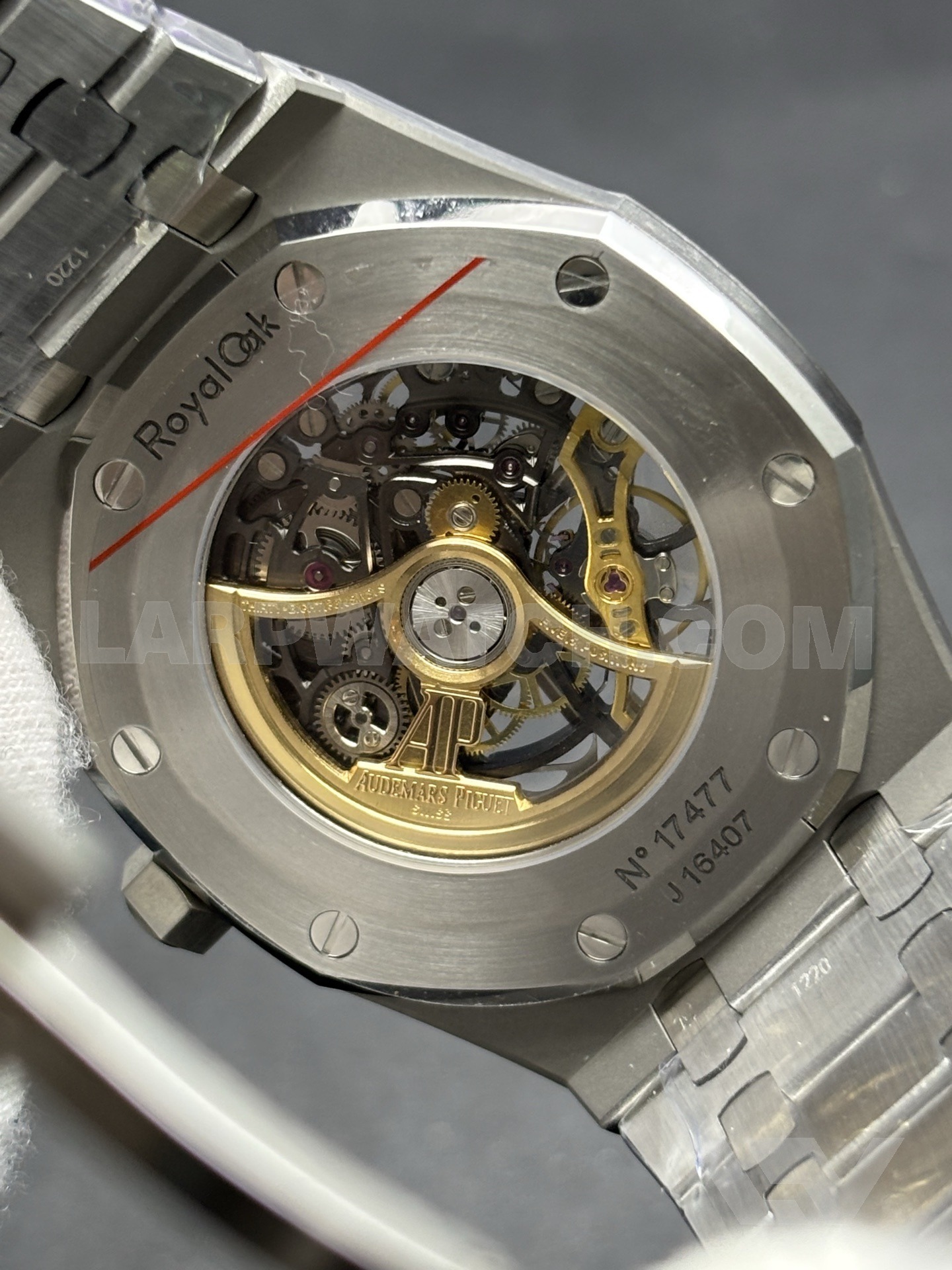 Audemars Piguet Royal Oak Double Balance Wheel Openworked 41mm Black Dial Stainless Steel