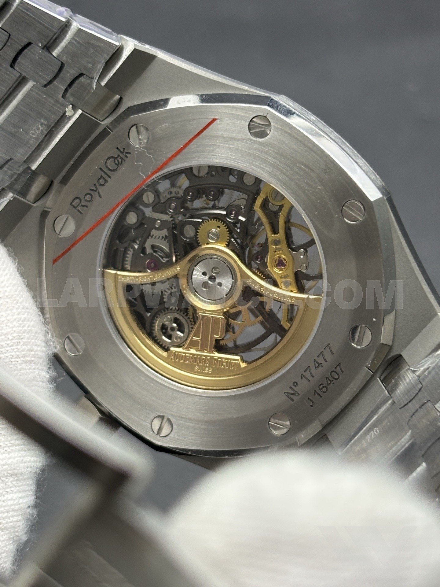 Audemars Piguet Royal Oak Double Balance Wheel Openworked 41mm Black Dial Stainless Steel