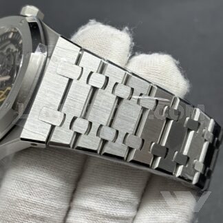 Audemars Piguet Royal Oak Double Balance Wheel Openworked 41mm Black Dial Stainless Steel