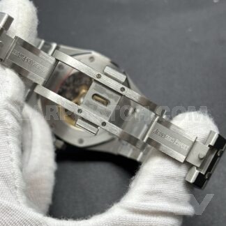 Audemars Piguet Royal Oak Double Balance Wheel Openworked 41mm Black Dial Stainless Steel