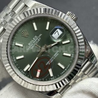 Rolex Datejust 41mm Green Dial Stainless Steel