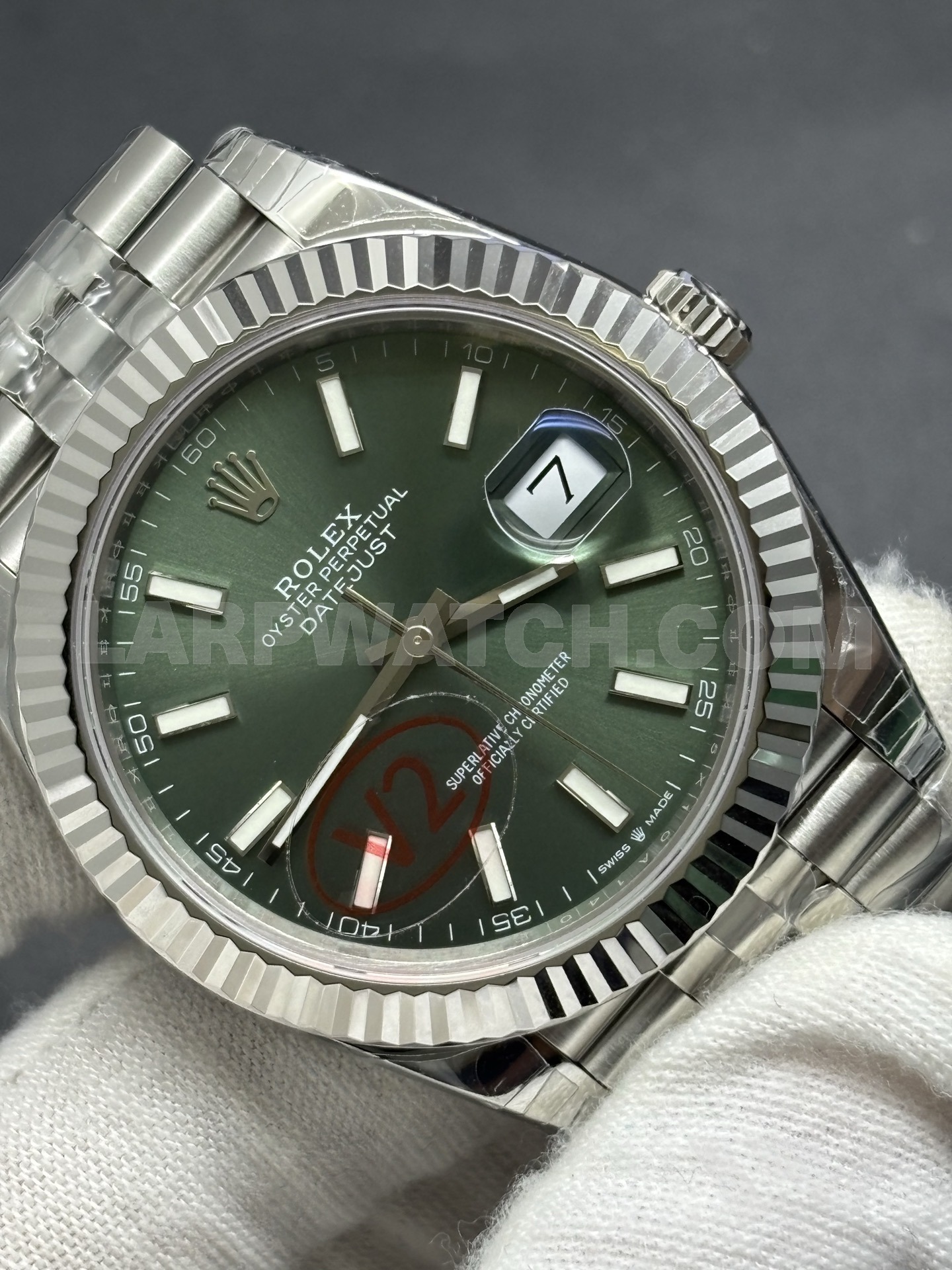 Rolex Datejust 41mm Green Dial Stainless Steel