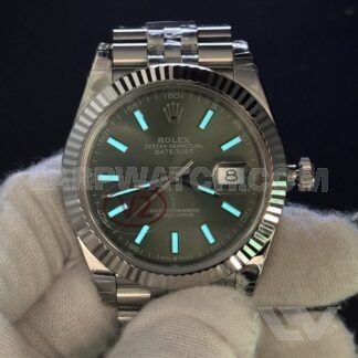 Rolex Datejust 41mm Green Dial Stainless Steel