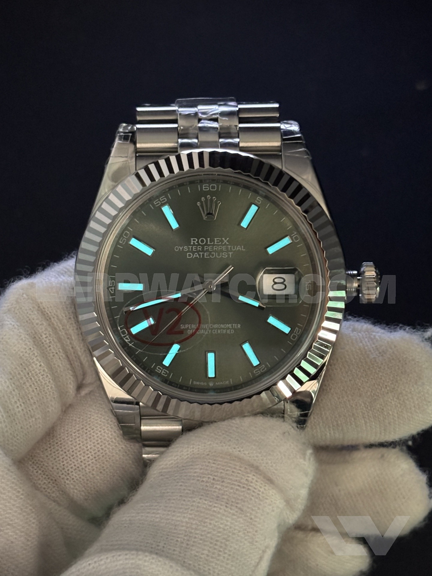 Rolex Datejust 41mm Green Dial Stainless Steel