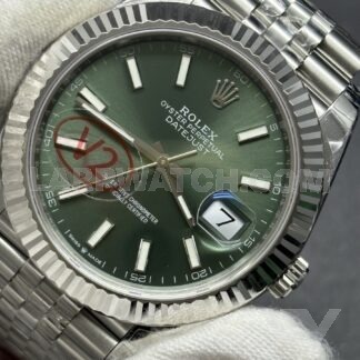 Rolex Datejust 41mm Green Dial Stainless Steel