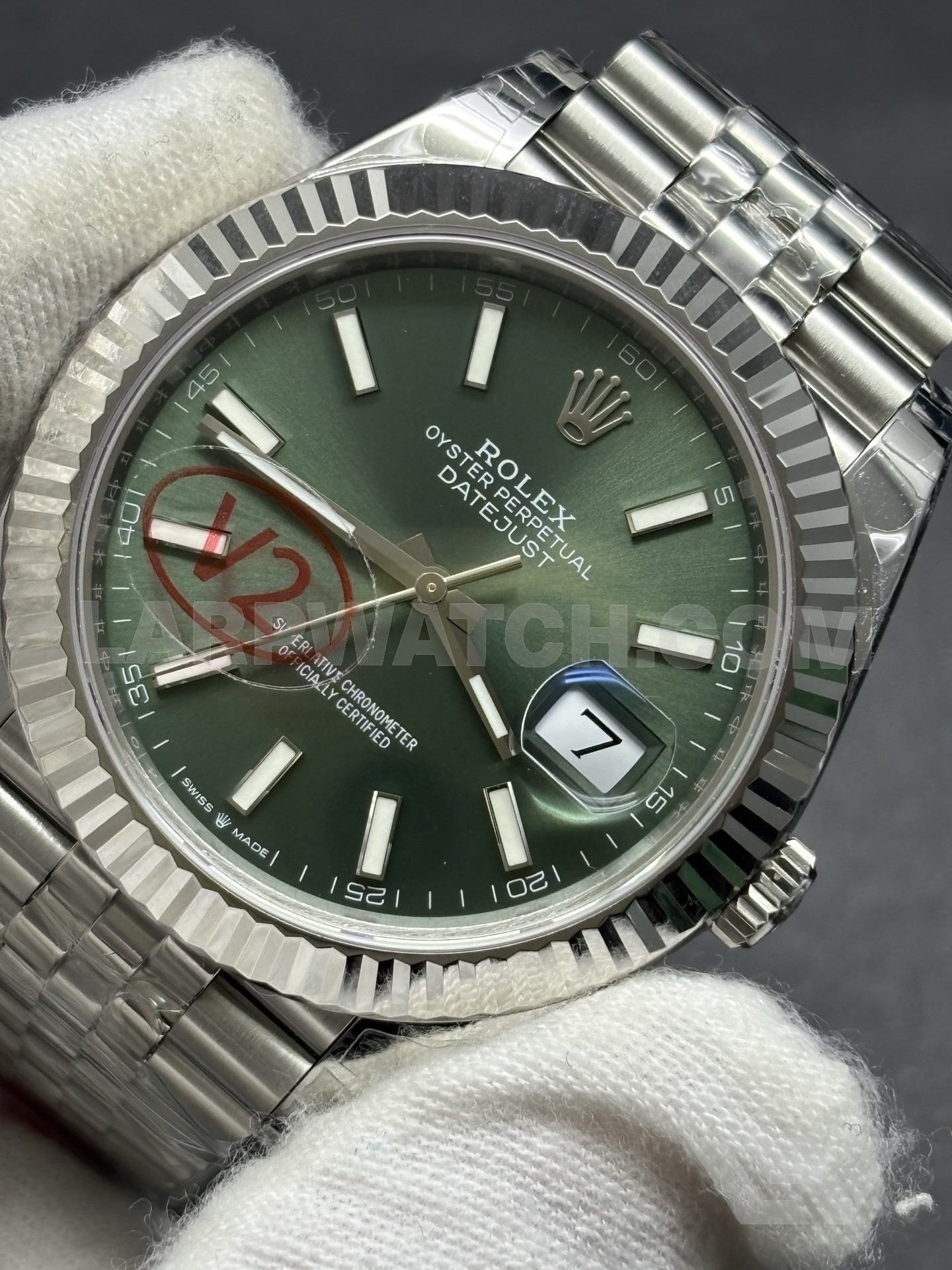 Rolex Datejust 41mm Green Dial Stainless Steel