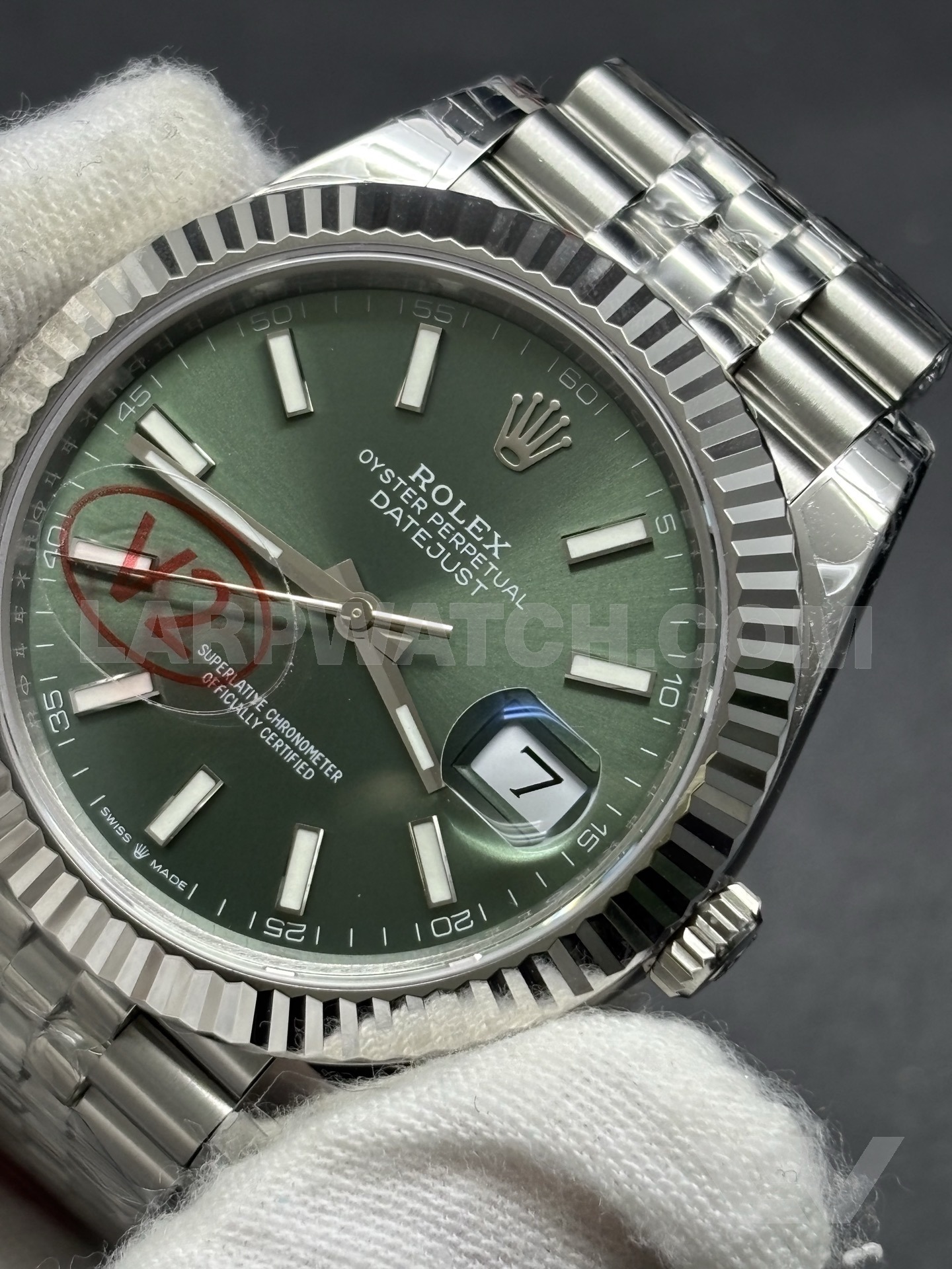 Rolex Datejust 41mm Green Dial Stainless Steel