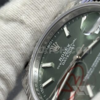 Rolex Datejust 41mm Green Dial Stainless Steel