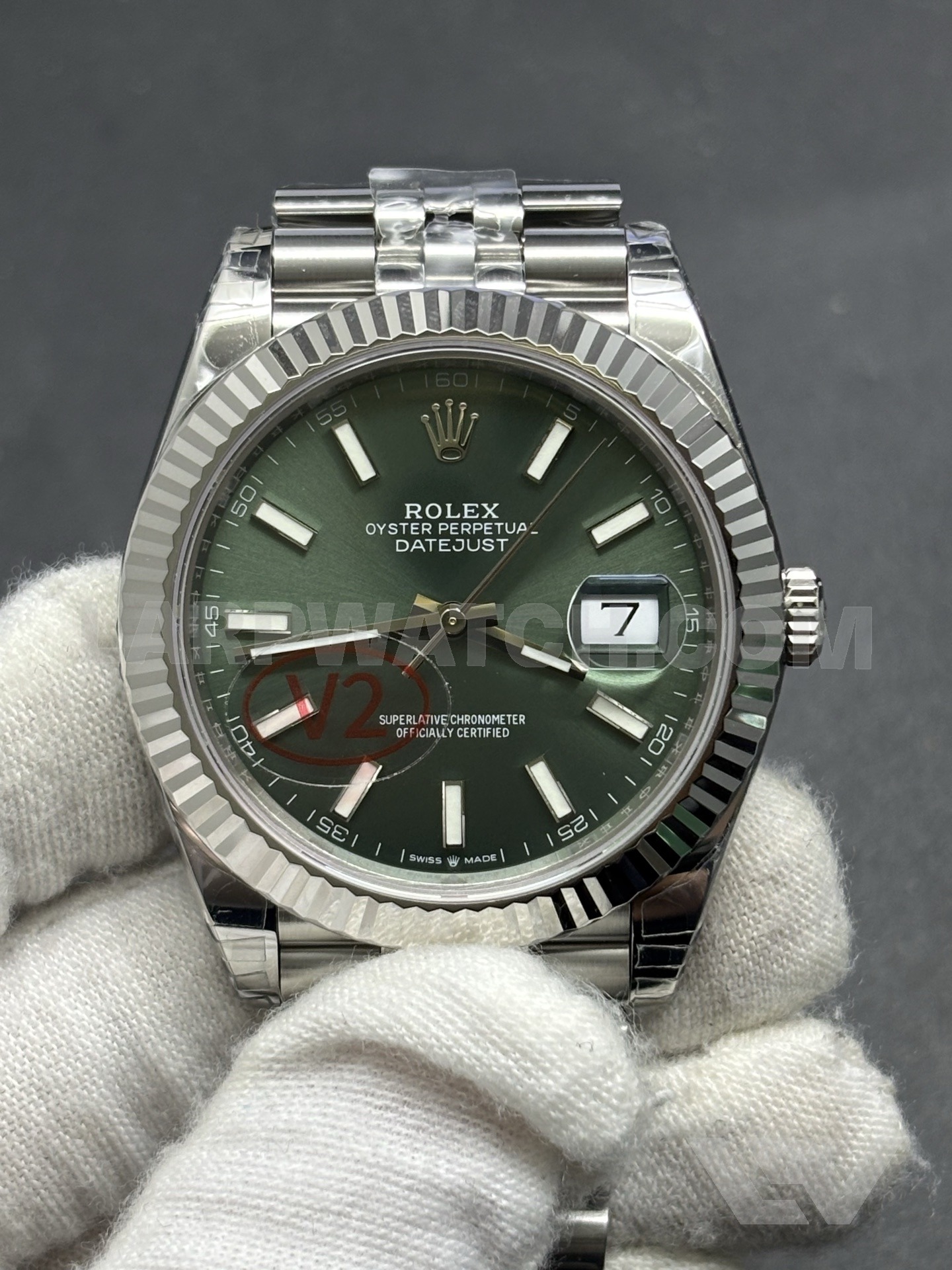 Rolex Datejust 41mm Green Dial Stainless Steel