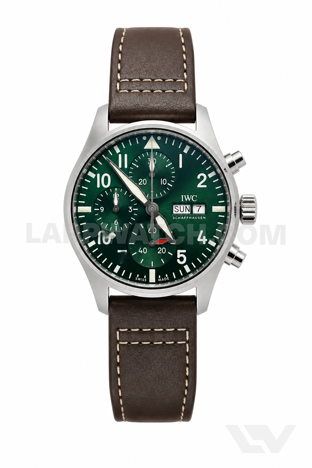 IWC Pilot's Watch Chronograph 43mm Green Dial Stainless Steel